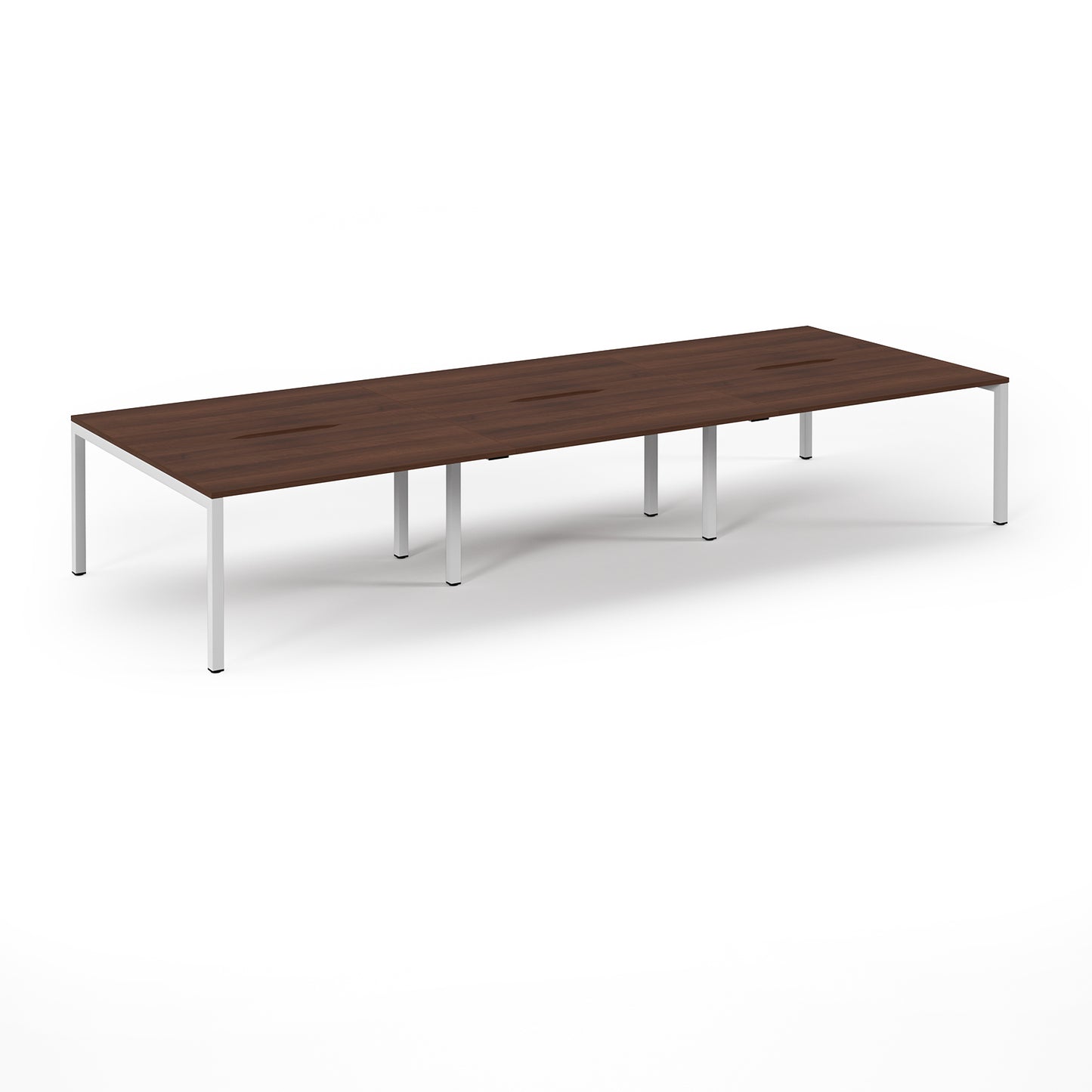 Connex 2 Triple Back to Back Desks - SCO4216-WH-W