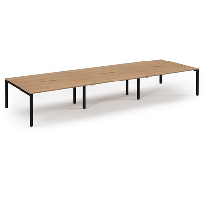Connex 2 Triple Back to Back Desks - SCO4816-K-B