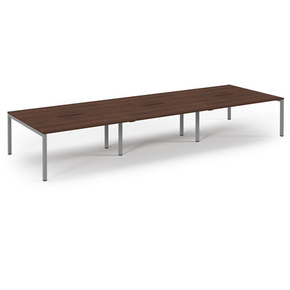 Connex 2 Triple Back to Back Desks - SCO4816-S-W