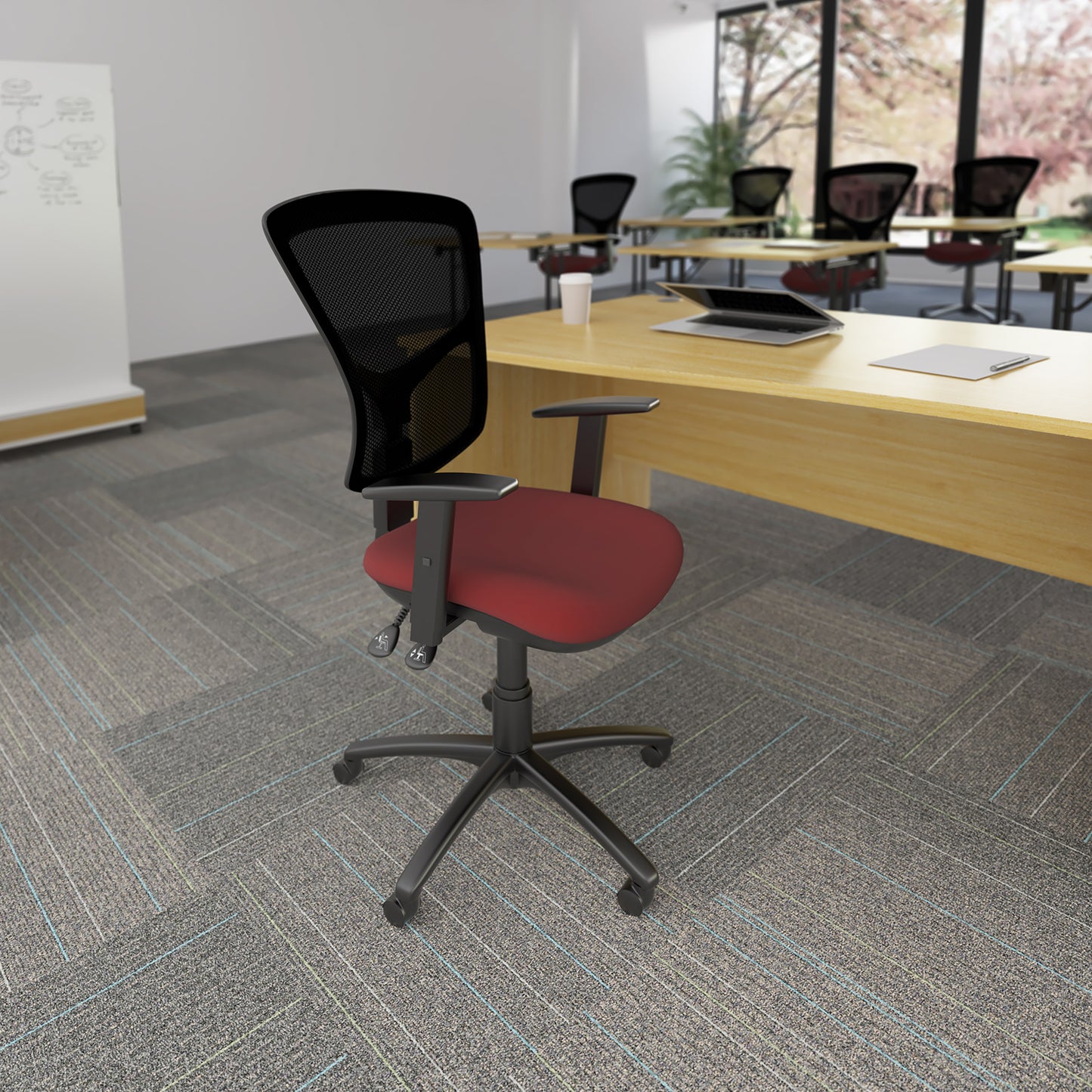 Senza high mesh back operator chair (Made to Order)
