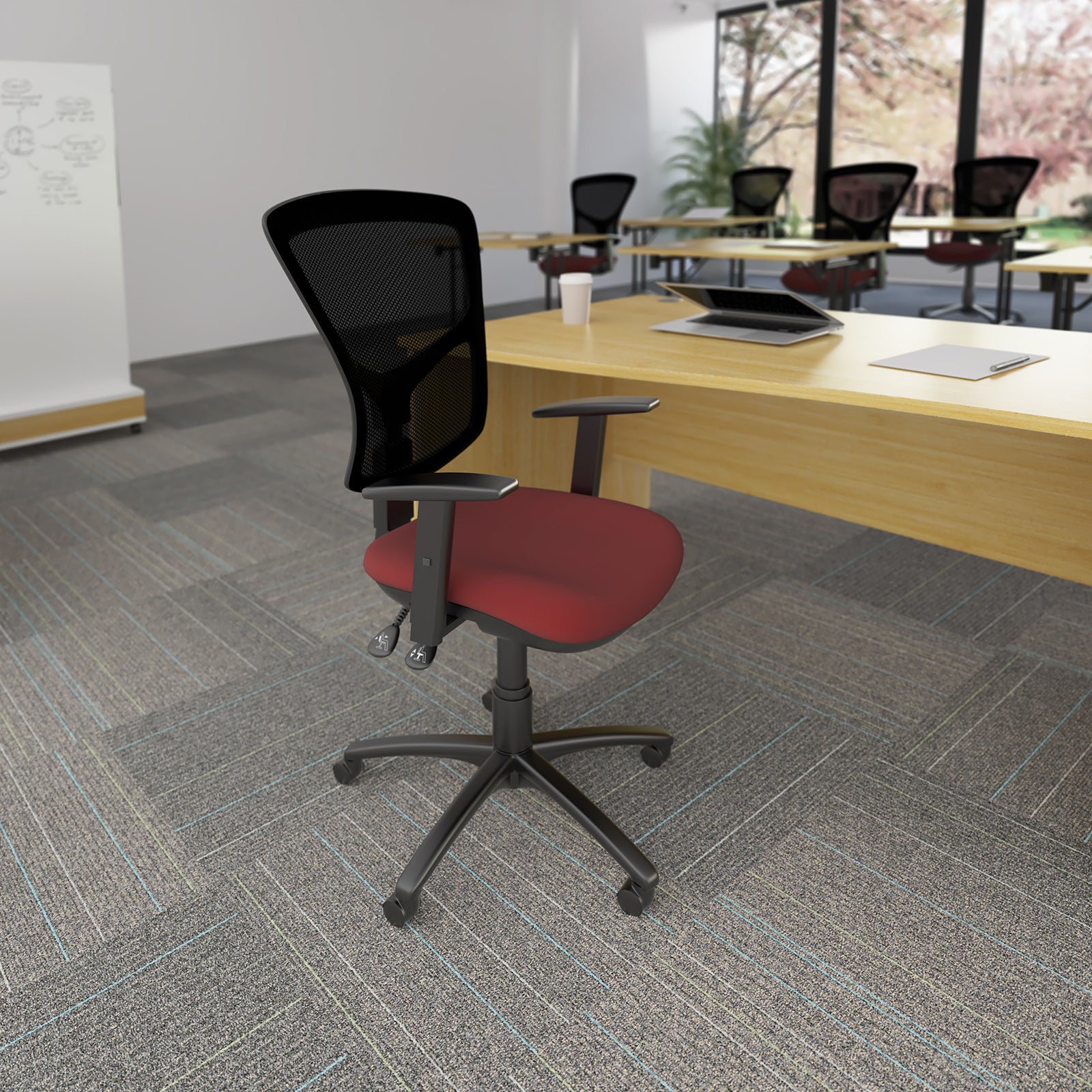 Senza high mesh back operator chair (Made to Order)