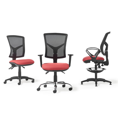 Senza high mesh back operator chair (Made to Order)