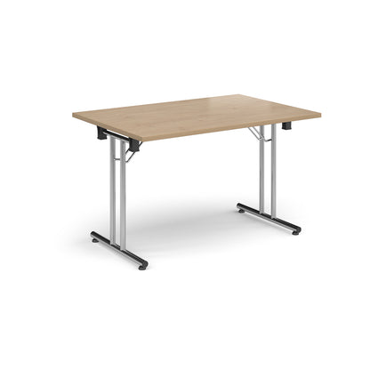 Rectangular folding leg table with straight feet - SFL1200-C-KO