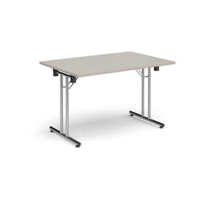Rectangular folding leg table with straight feet - SFL1200-C-LG