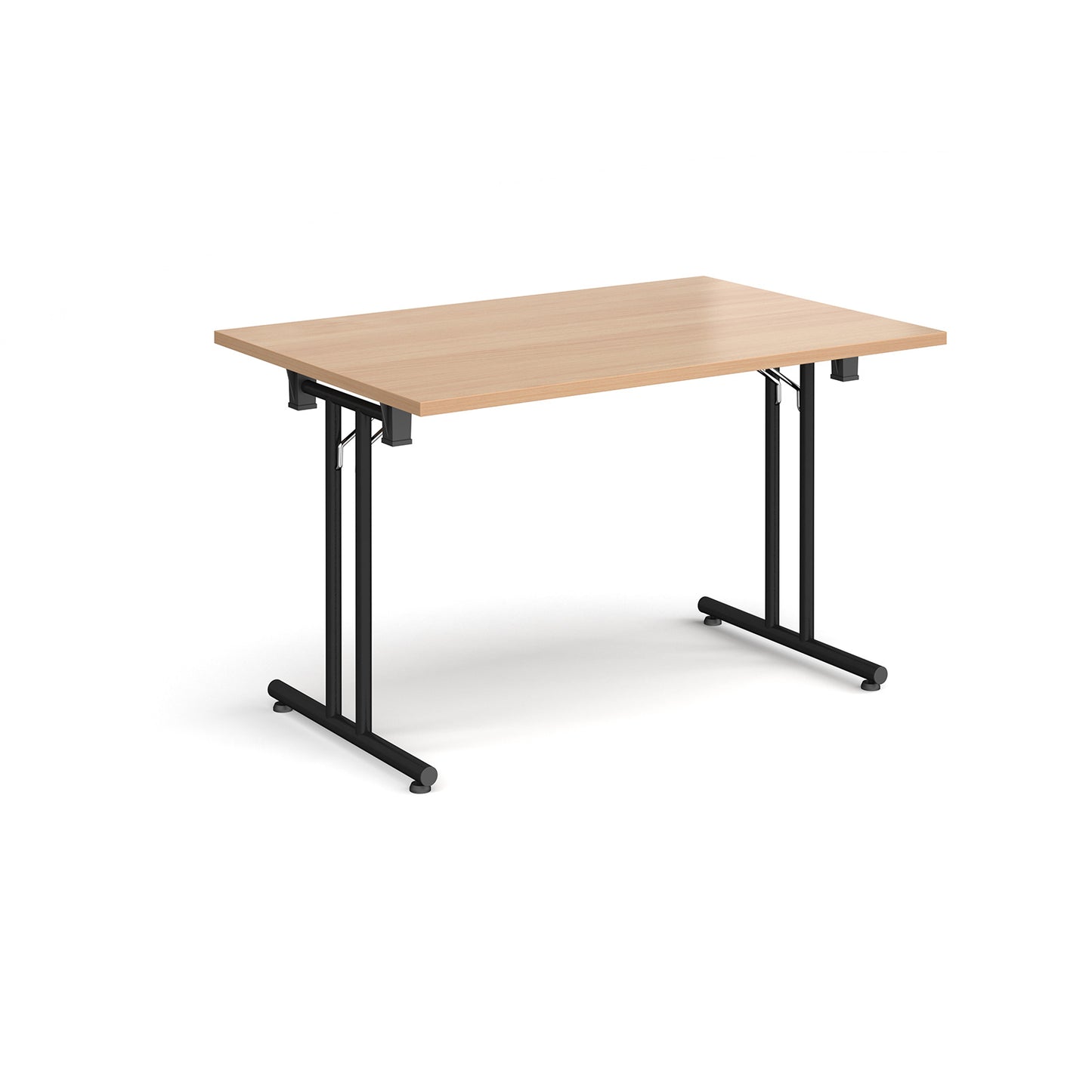 Rectangular folding leg table with straight feet - SFL1200-K-B