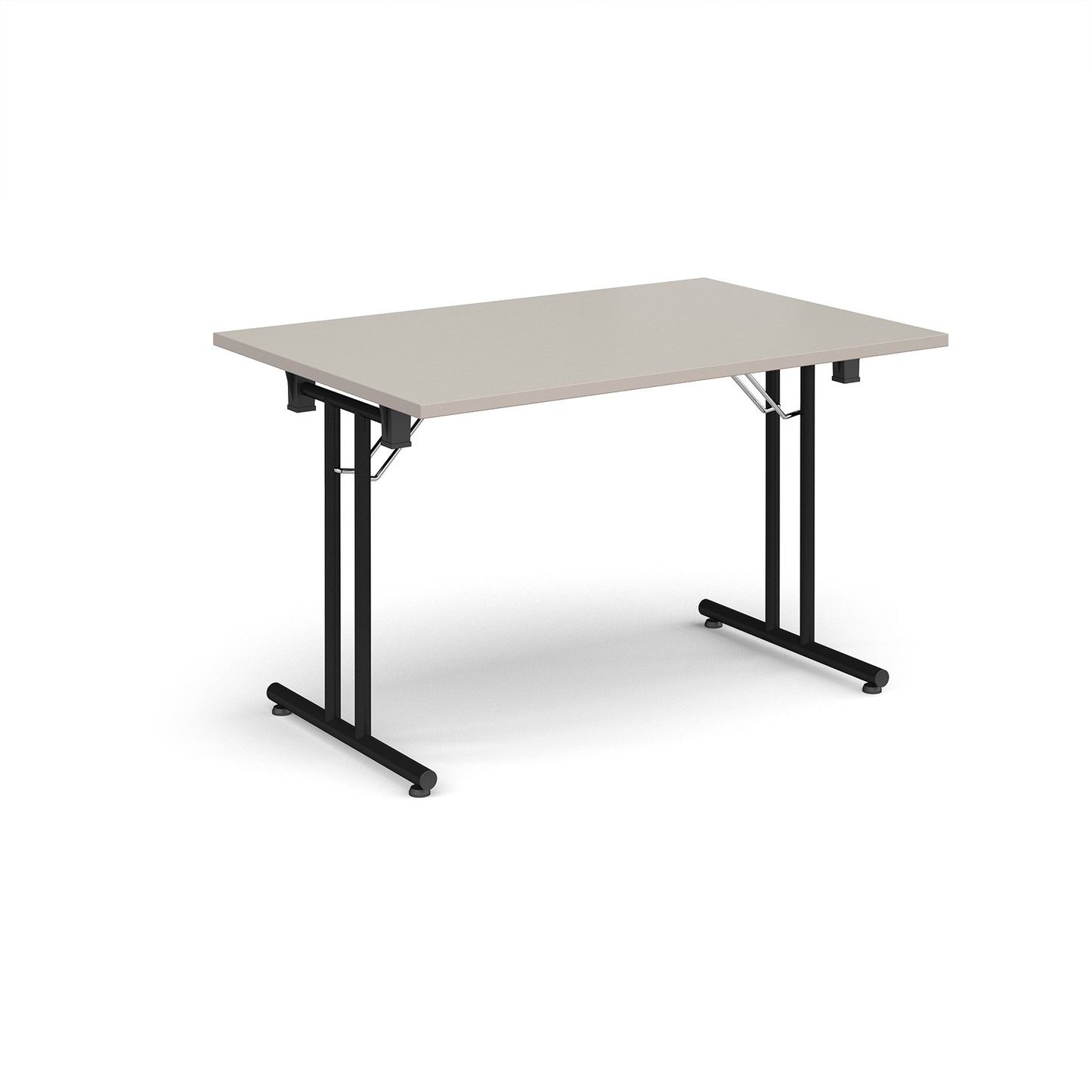 Rectangular folding leg table with straight feet - SFL1200-K-LG