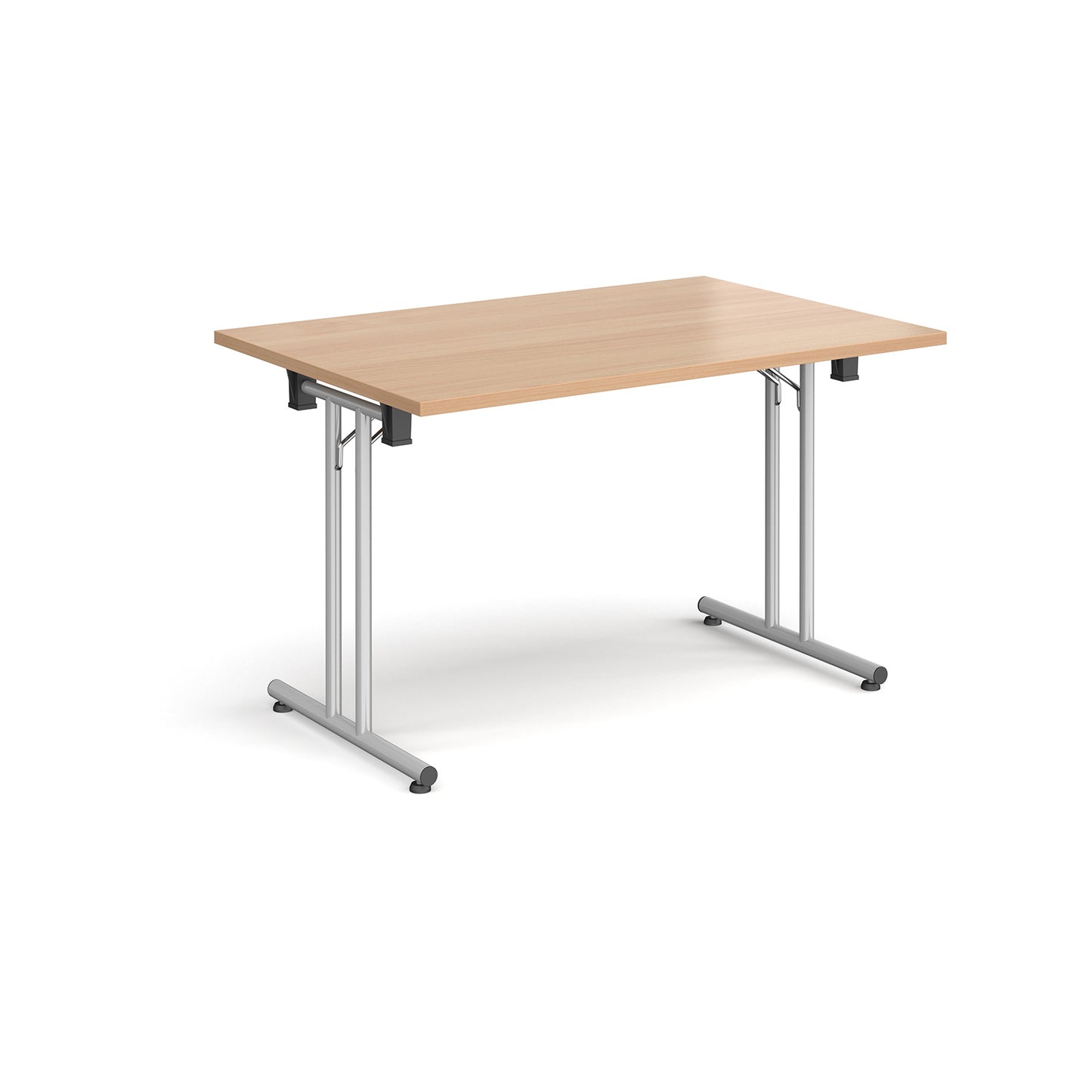 Rectangular folding leg table with straight feet - SFL1200-S-B