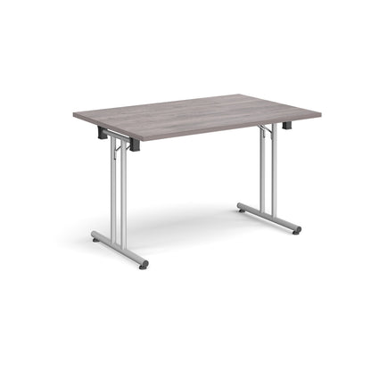Rectangular folding leg table with straight feet - SFL1200-S-GO