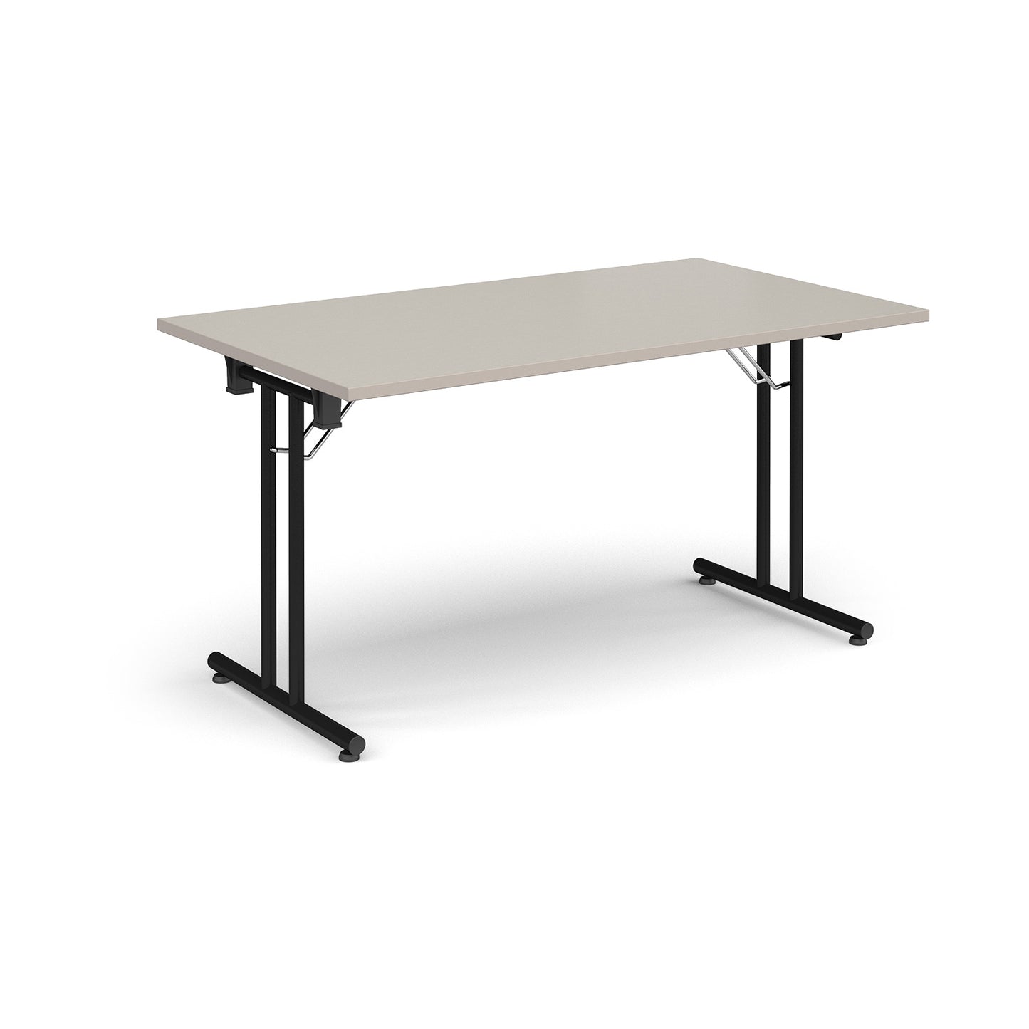 Rectangular folding leg table with straight feet - SFL1400-K-LG
