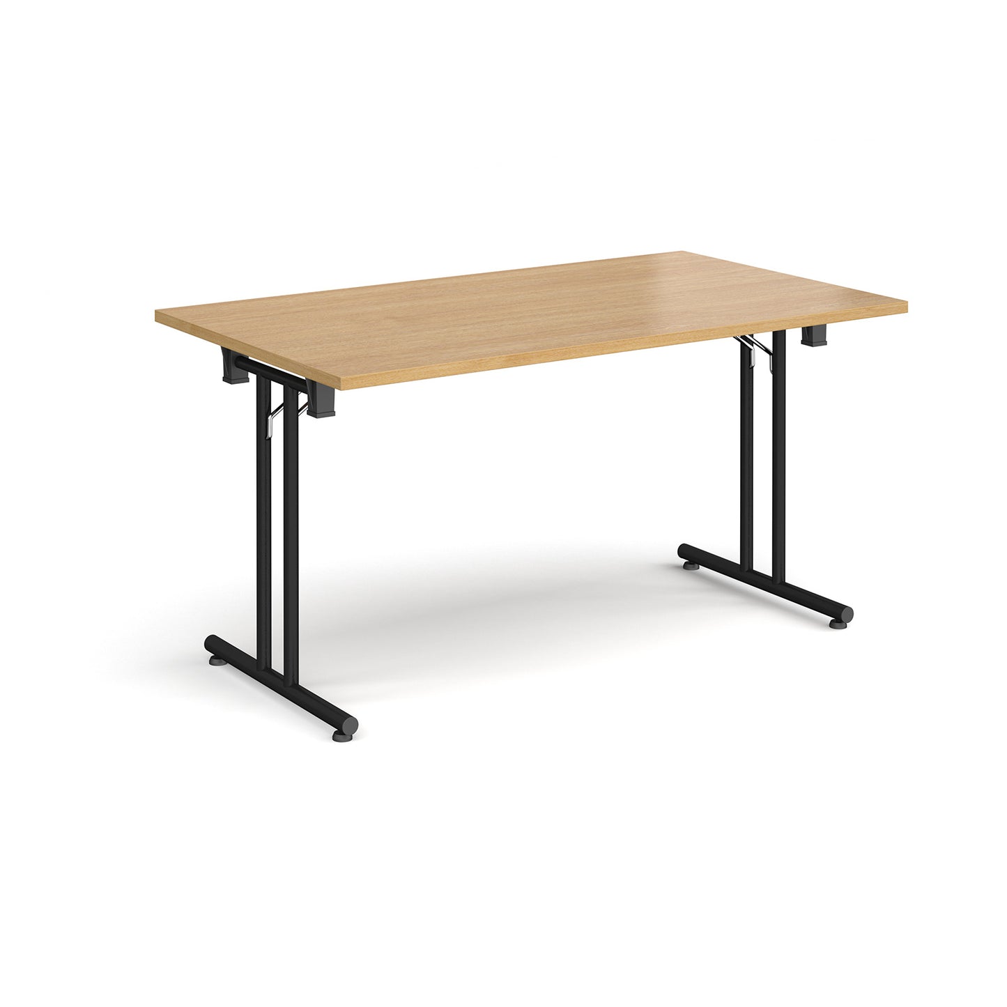 Rectangular folding leg table with straight feet - SFL1400-K-O