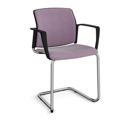 Santana cantilever chair fully upholstered - SFU301-C