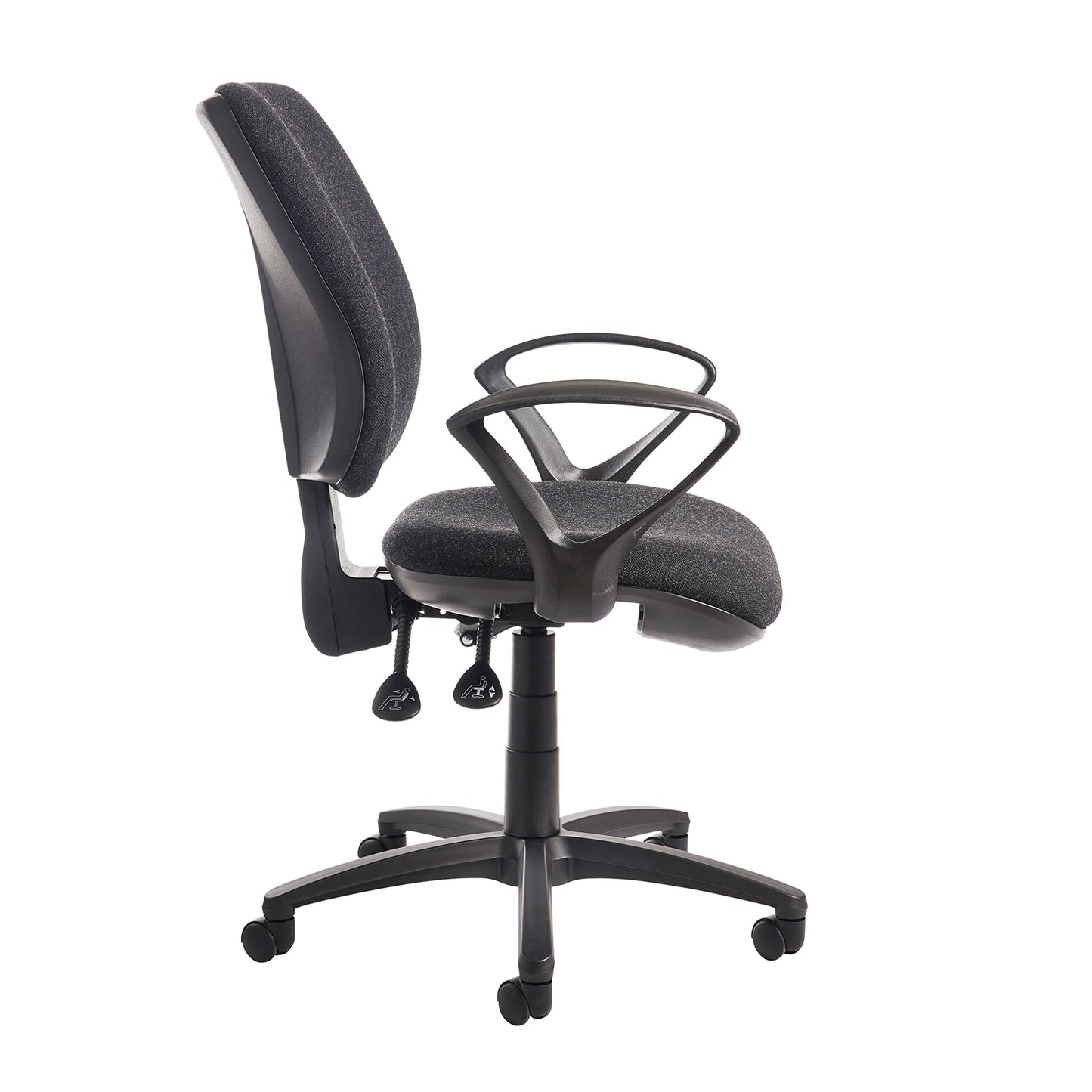 Senza High fabric back operator chair -MTO