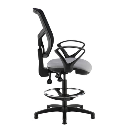 Senza mesh back draughtsman's chair
