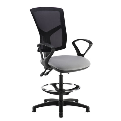 Senza mesh back draughtsman's chair - SMD43-000