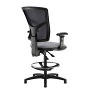 Senza mesh back draughtsman's chair
