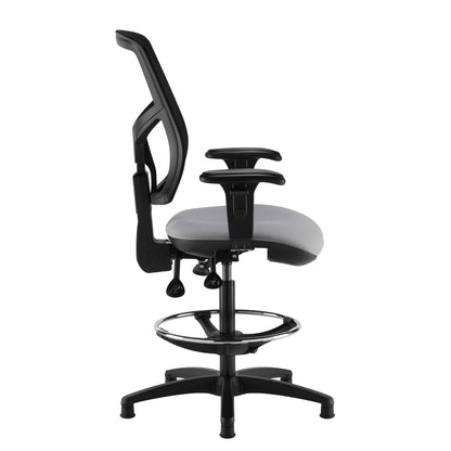 Senza mesh back draughtsman's chair