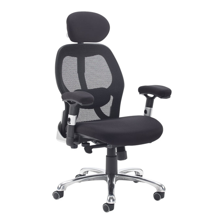 Sandro Mesh Back Executive Office Chair with Air Mesh Seat & Headrest