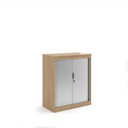 Systems horizontal tambour door cupboard