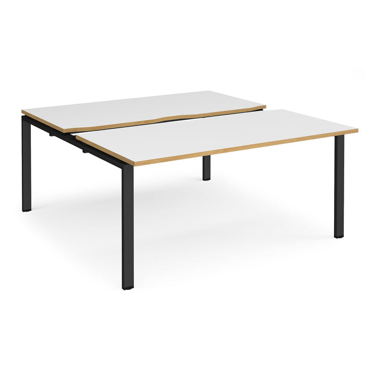 2 Persons - Adapt SLIDING top back to back desks 1600mm deep