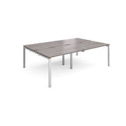 4 Persons - Adapt SLIDING top double back to back desks 1600mm deep