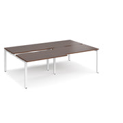 4 Persons - Adapt SLIDING top double back to back desks 1200mm deep