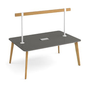 Saxon worktable with high level tool rail