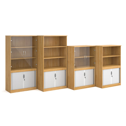 Systems combi unit with tambour and open top