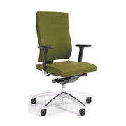Verco Executive seating - Vibe Show Wood Medium Back Task Chair with Adjustable Arms