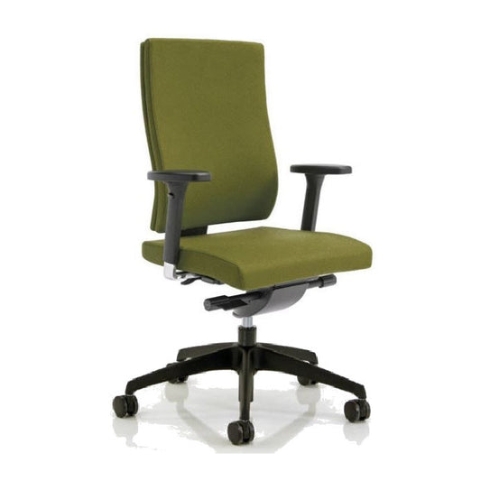 Verco Executive seating - Vibe Show Wood Medium Back Task Chair with Adjustable Arms
