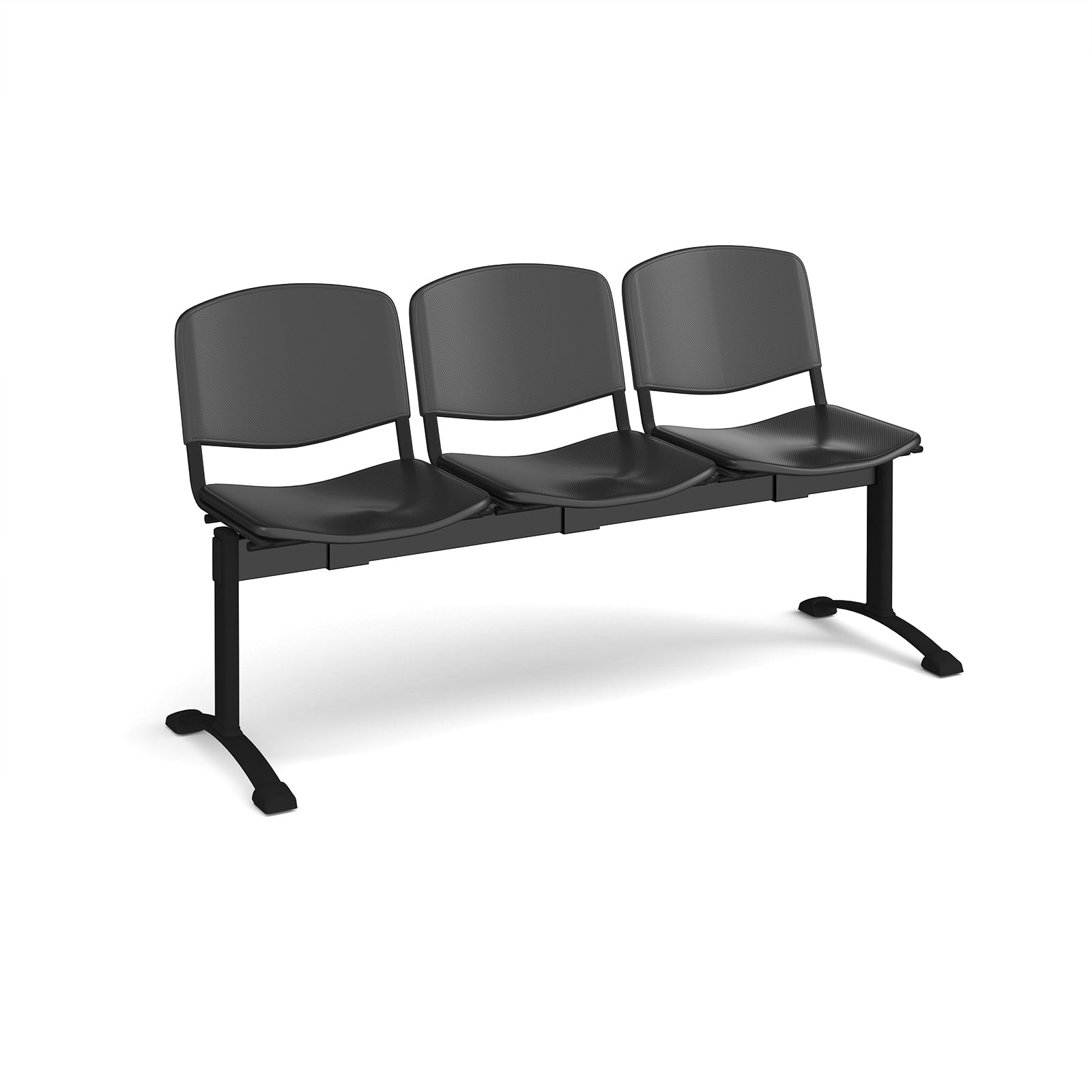 Taurus plastic bench seating - TAU-P-B3-PK