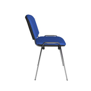 Taurus meeting room chair with chrome frame