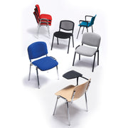 Taurus Meeting Room Chairs – Stackable Conference Seating – Black frame-Available in Multiple Colours