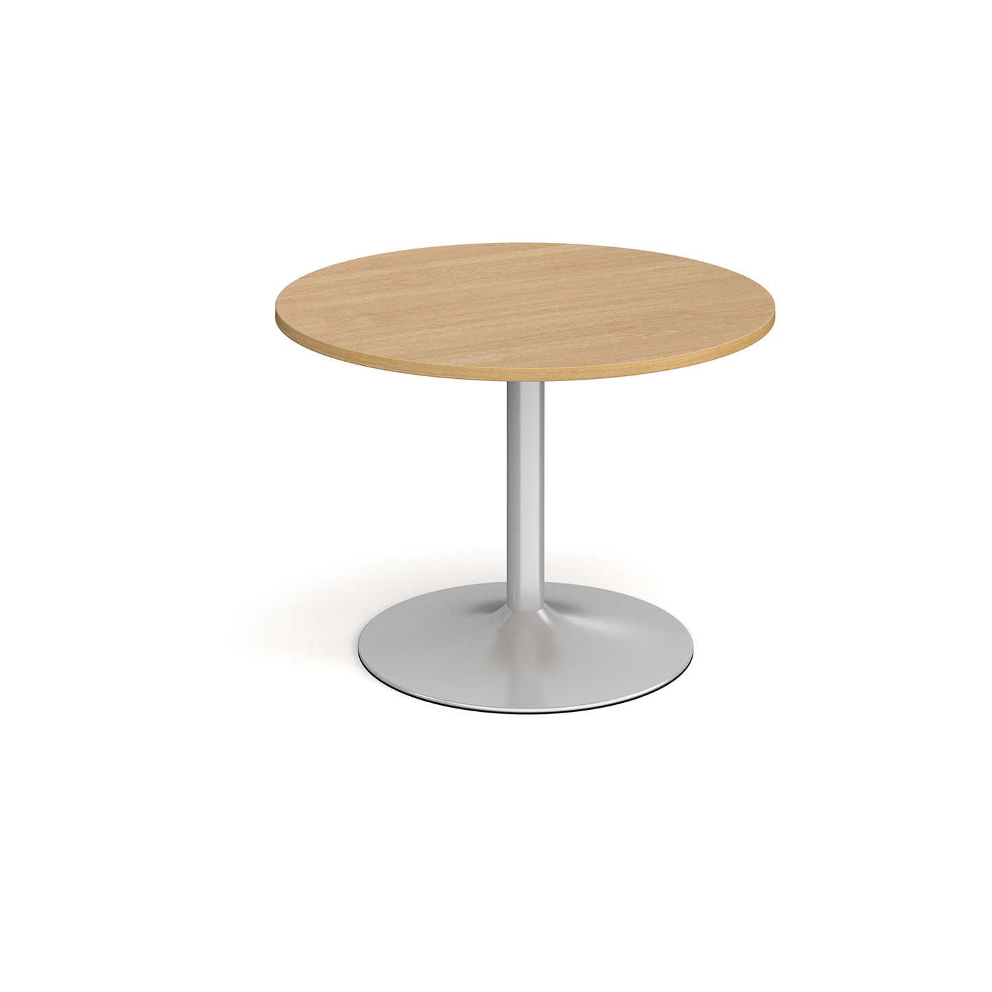 Trumpet base circular boardroom table - TB10C-S-O