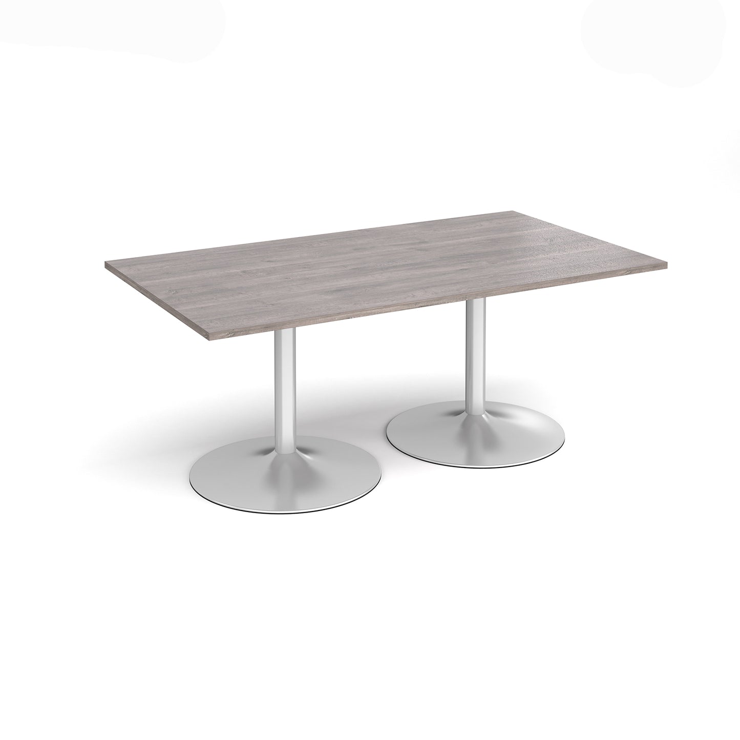 Trumpet base rectangular boardroom table - TB18-S-GO