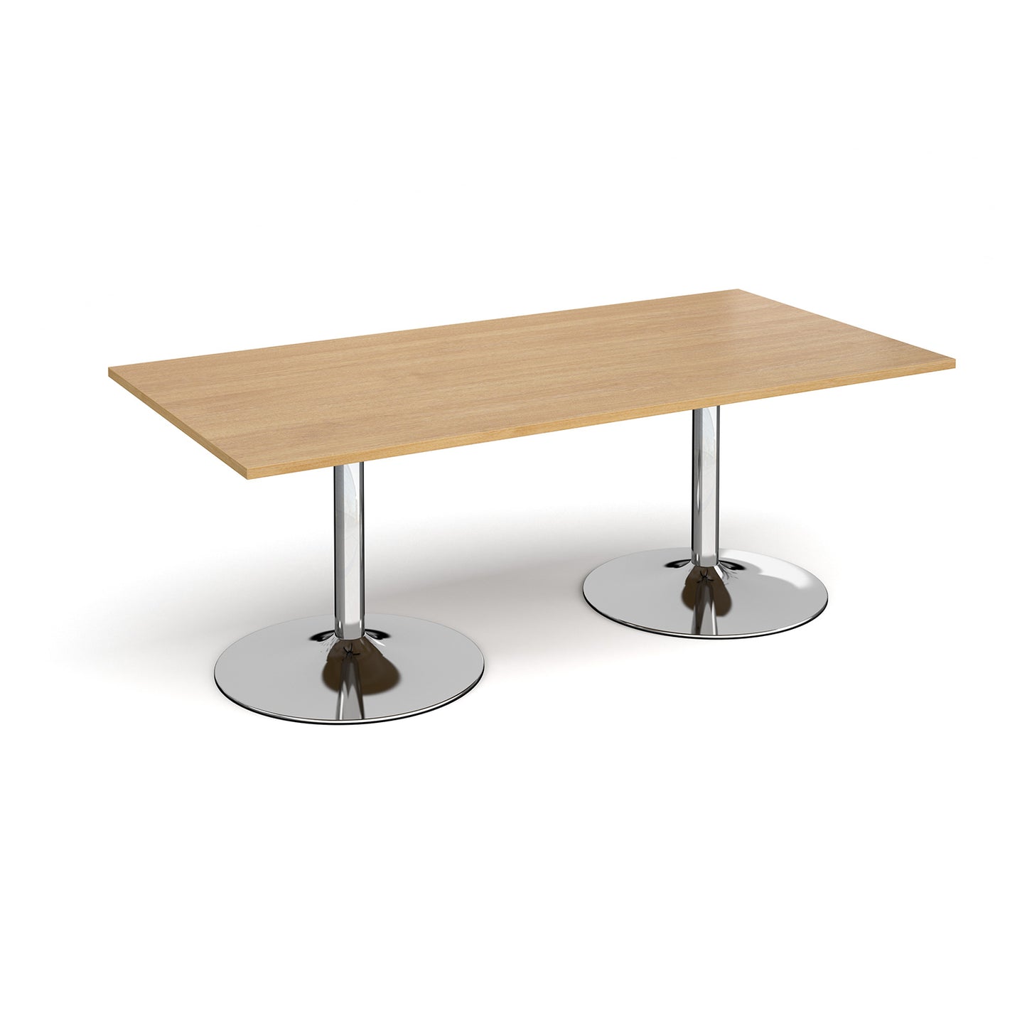 Trumpet base rectangular boardroom table - TB20-C-O