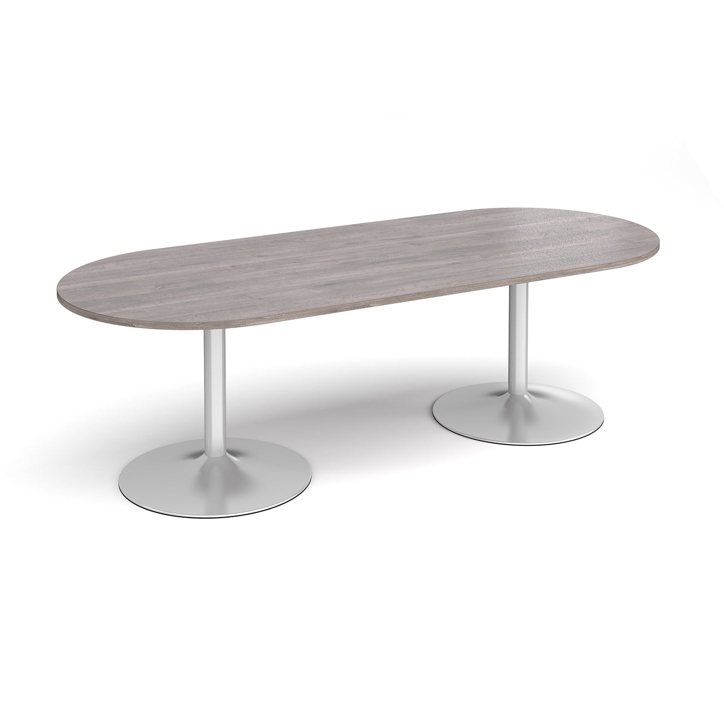 Trumpet base radial end boardroom table - TB24-S-GO