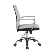 Tempo fabric operator chair with mesh trim