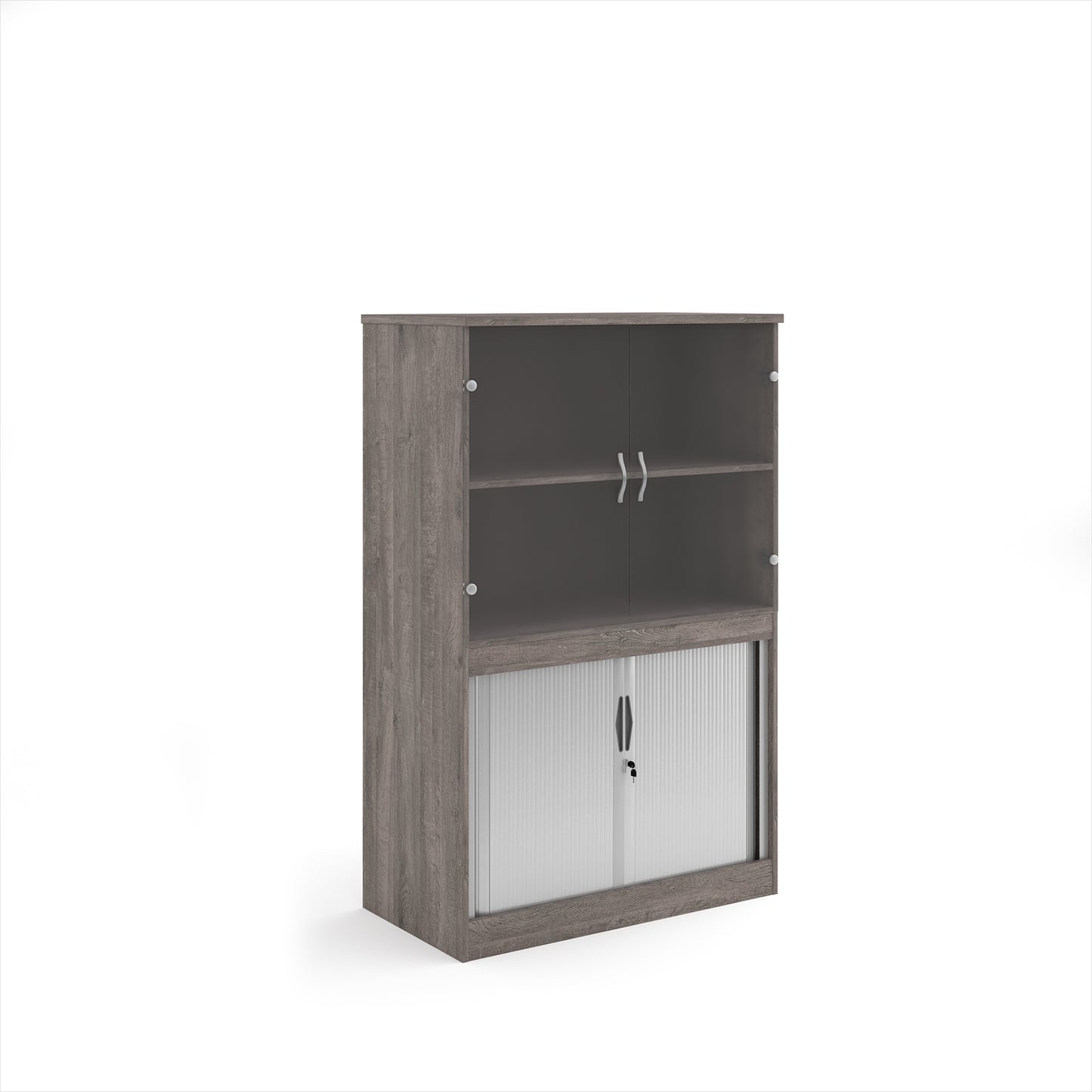 Systems combi unit with tambour and glass doors - TG16GO