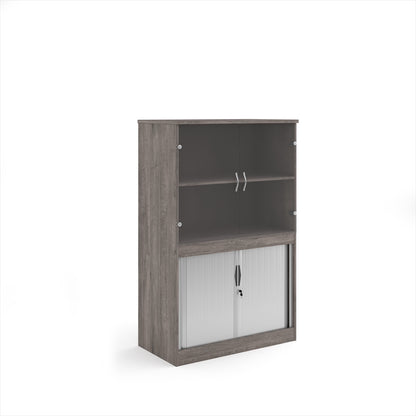 Systems combi unit with tambour and glass doors - TG16GO