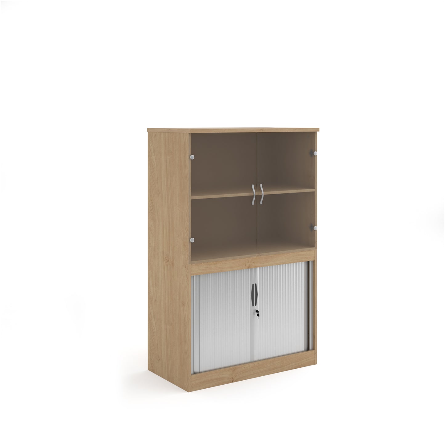 Systems combi unit with tambour and glass doors - TG16KO