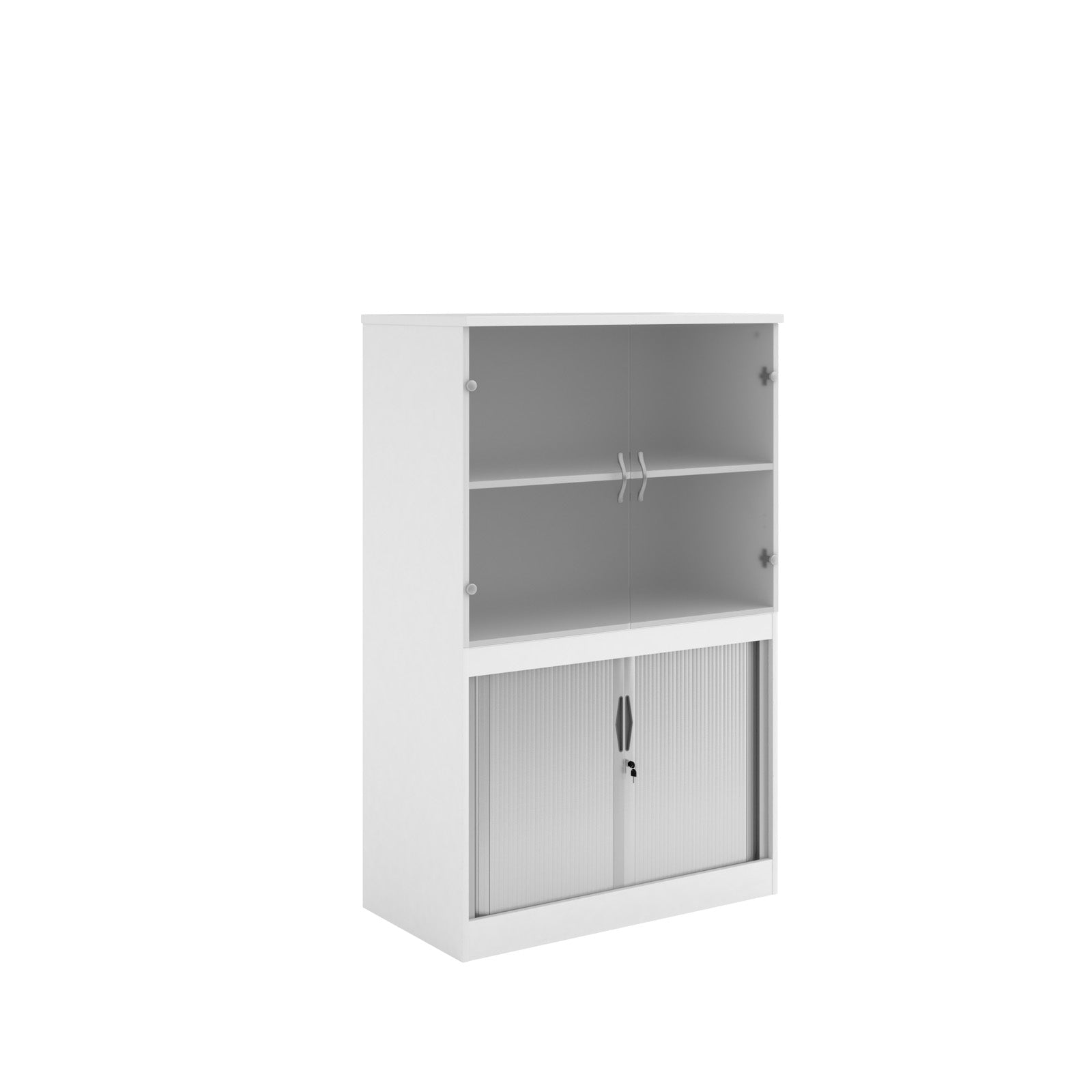 Systems combi unit with tambour and glass doors (Part 2)
