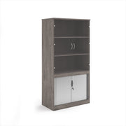 Systems combi unit with tambour and glass doors (Part 2)