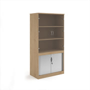 Systems combi unit with tambour and glass doors (Part 2)