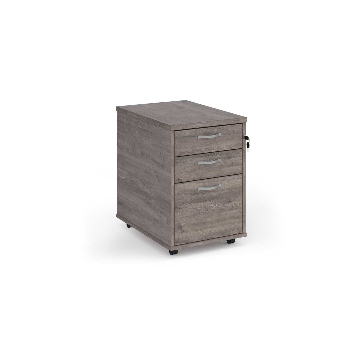Tall mobile pedestal with silver handles - TMPGO