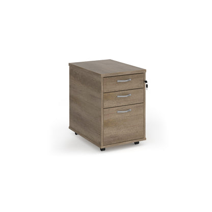 Tall mobile pedestal with silver handles - TMPNO
