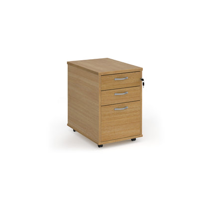 Tall mobile pedestal with silver handles - TMPO