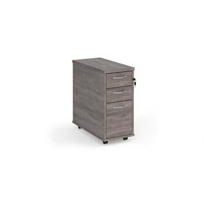 Tall mobile pedestal with silver handles - TNMPGO