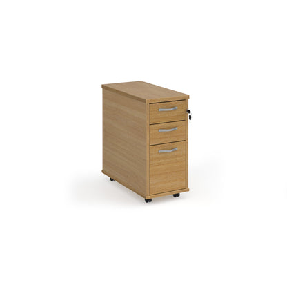 Tall mobile pedestal with silver handles - TNMPO