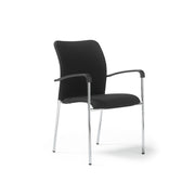 Tori 4 leg mesh back meeting chair with arms
