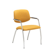 4 Leg - Upholstered Half Back